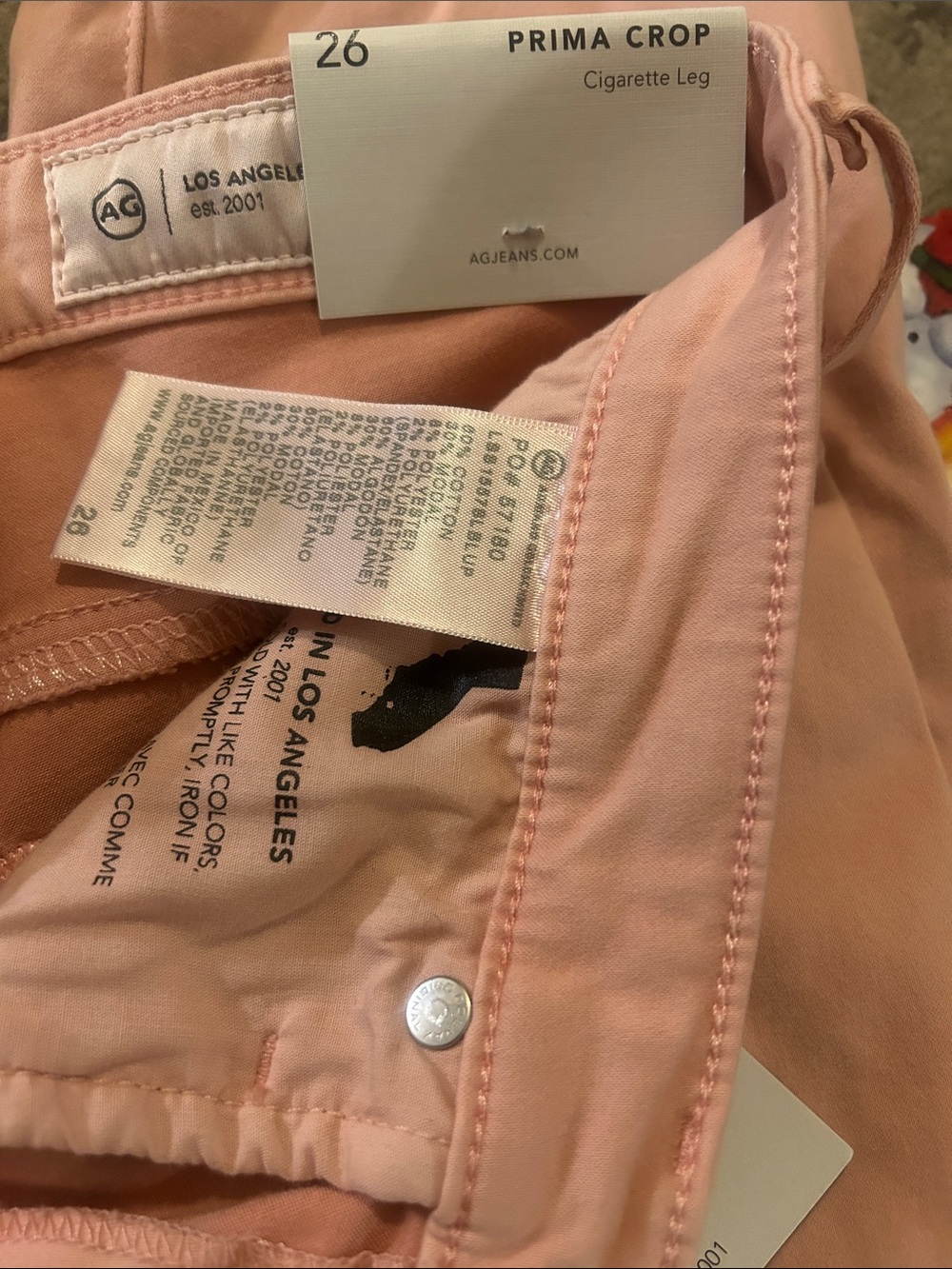 AG The Prima Mid Rise Crop Cigarette Jeans - Picture 5 of 7